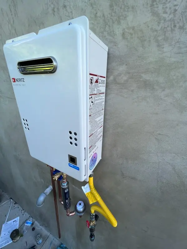 Tankless water heater installation for San Gabriel homes